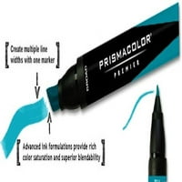 Prismacolor Premier Art Marker, véső-finom, meleg fekete PM97