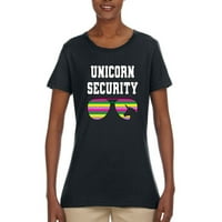 Unicorn Biztonsági Napszemüveg Vicces Ajándék Humor Női Grafikus Póló, Fekete, Nagy