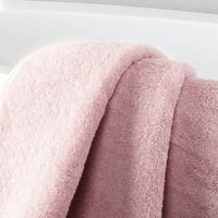 Egyedi alku pamut gofri szövés abszorbens fürdő törülközők 27 55 rózsaszín