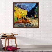Café ons terasz éjjel Vincent Van Gogh fali poszter, 22.375 34