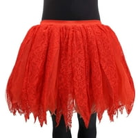 Halloween női csipke tutu jelmez kiegészítő, piros