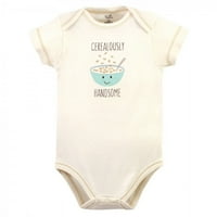 Touched by Nature Organic Cotton Bodysuits 5pk, Muffin, 18 hónapos