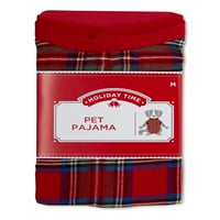 Ünnepi idő családi pizsamák kedvtelésből tartott piros flanel 1 darabos pizsamák