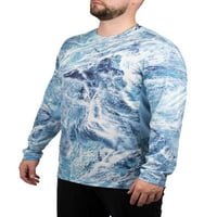 Realtree Aspect Sky férfi hosszú ujjú teljesítményű horgász póló
