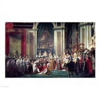 Napóleon császár felszentelése Poszter Nyomtatás Jacques-Louis David