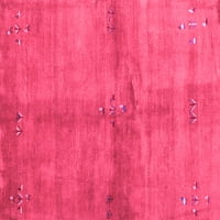 Ahgly Company Beltéri Téglalap Absztrakt Rózsaszín Kortárs Terület Szőnyegek, 5 '8'