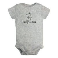 Babysaurus Újdonság Kezeslábas Csecsemők, Újszülött Unise Bodysuits, Csecsemő Jumpsuits, Kisgyermek 0 Hónapos Gyerekek