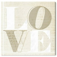 Wynwood Studio nyomtatott szerelmi idézetek és mondások vászon art nyomtatás