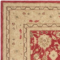 Anatolia AN522A kézzel készített Vörös elefántcsont szőnyeg