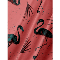 Hawaii Divat Virágok flamingó Férfi ingek rövid ujjú fiúk nyári vékony anyag gyerekek Hawaii ing férfi blúz Férfi felső