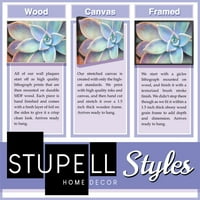 A Stupell Industries szempillaspirál divattervező modern rózsaszín szó vászon fali művészet, Kimberly Allen