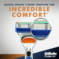 Gillette Fusion Mens kézi borotva penge utántöltő patronok, CT