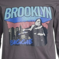 Biggie férfi Brooklyn póló Hosszú ujjú