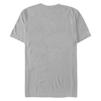 Sphyn macska férfi Ezüst krém grafikus póló - design az emberek XL