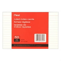 Mead Inde Kártyák, Uralkodott, - Ban., 50-Pk. - Mennyiség 12