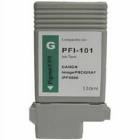Univerzális tintasugaras kompatibilis patron a Canon PFI-101G patronhoz, zöld