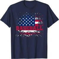 Amerikai Zászló Baseball Fiú Softball Póló