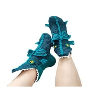 Vicces zokni állati kötött férfiak női krokodil zokni újdonság szeszélyes aligátor kaméleon 3D mandzsetta meleg padló