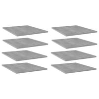 ACOUTOBookshelf táblák beton szürke 15.7x19. 7 x0. 6 ChipboardGrey