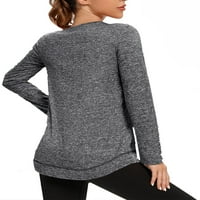 Chama plusz méretű edzés ing nőknek aktív ruházat teteje jóga tornaterem futó póló