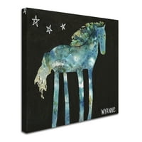 Védjegy Szépművészet 'Midnight Pony' vászon művészete: Wyanne