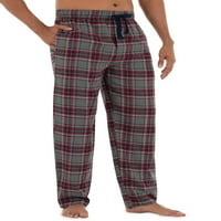George férfi és nagy férfi kockás szőtt flanel alvás pizsama nadrág, 2-csomag, S-5XL méretek