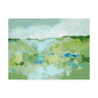 A „Spring Green i” canvas művészete védjegye Christina Long művészete