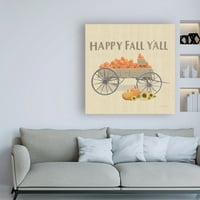 Védjegy Szépművészet „Heartland Harvest Moments IV Happy Fall” vászon művészete, James Wiens