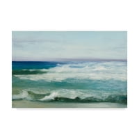 Védjegy képzőművészet' Azure Ocean Waves ' vászon művészet Julia Purinton