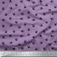 Soimoi Műselyem szövet Swift Bird Shirting nyomtatási szövet által Udvar széles