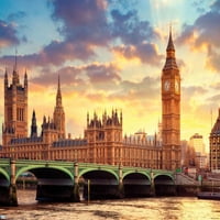 Big Ben és a Parlament házának Falplakátja, 14.725 22.375