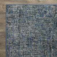 Loomaknoti Celena Altenz 3 '5' kék absztrakt beltéri akcentus szőnyeg