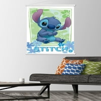 Disney Lilo és Stitch-Flowers fali poszter mágneses kerettel, 22.375 34