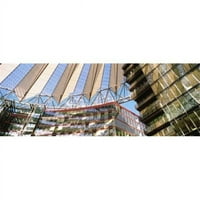 Alacsonyabb szögletes kilátás, közül, egy, épület Sony központ Berlin Németország Poszter Nyomtatás by - 12