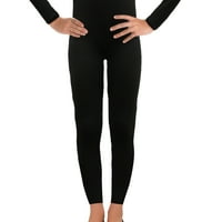 Halloween lányok fekete hosszú ujjú jumpsuit jelmez -tartozék, az ünneplés útján, méretű médium