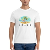Grafikus pólók Beach Summer Gildan Férfi Rövid ujjú póló 180g