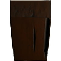 Ekena Millwork 8 H 10 D 48 W Pecky Cypress Fau Wood kandalló kandalló készlet Ashford Corbels -szel, Premium Hickory