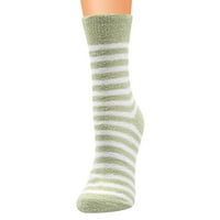 Ploknplq kompressziós zokni nőknek Női klasszikus korall zokni női zokni Mid Tube alvó zokni meleg zokni boka zokni