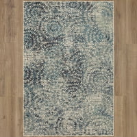 Karastan szőnyegek nyomtatott virágzás Aqua 2 '3' terület szőnyeg