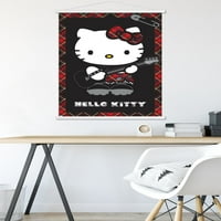 Hello Kitty-Punk fali poszter mágneses kerettel, 22.375 34