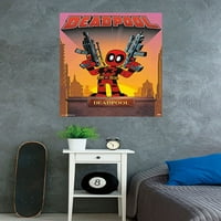 Marvel Comics-Deadpool-Szobor Fal Poszter, 22.375 34
