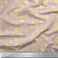 Soimoi Georgette viszkóz szövet citrom szelet Shirting nyomtatási szövet által Udvar széles