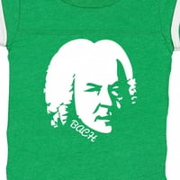 Inktastic Bach zene klasszikus zeneszerző ajándék kisfiú vagy kislány Body