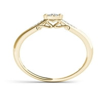 1 6ct tdw gyémánt 10k sárga arany klaszter gyűrű eljegyzési gyűrű