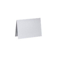 Luxpaper egy hajtogatott kártya, 7, ezüst metál, csomag