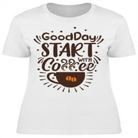 Ahhoz, hogy egy jó nap, szükségem van egy kávé póló nők-kép készítette Shutterstock, Női XX-nagy