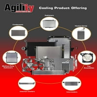 Agility Auto Parts A C kondenzátor Hyundai, KIA -specifikus modellekhez