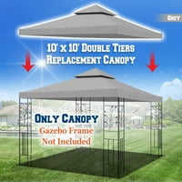 FT Gazebo csere Canopy Top Double Tier Canopy Top Cover
