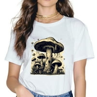 Gomba ing nőknek Vintage gomba grafikus póló gombák szerető pólók