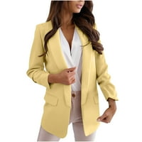 Új termék téli kabátok Női Női dzsekik Clearance Sale Női Női szilárd kapcsolja le galléros kabát hosszú ujjú kabát